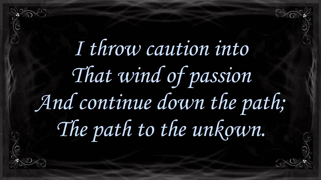 The Temptress Alesana Lyrics