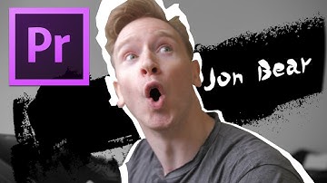 Character Intro Freeze effect easy Premiere Pro tutorial no plugin!