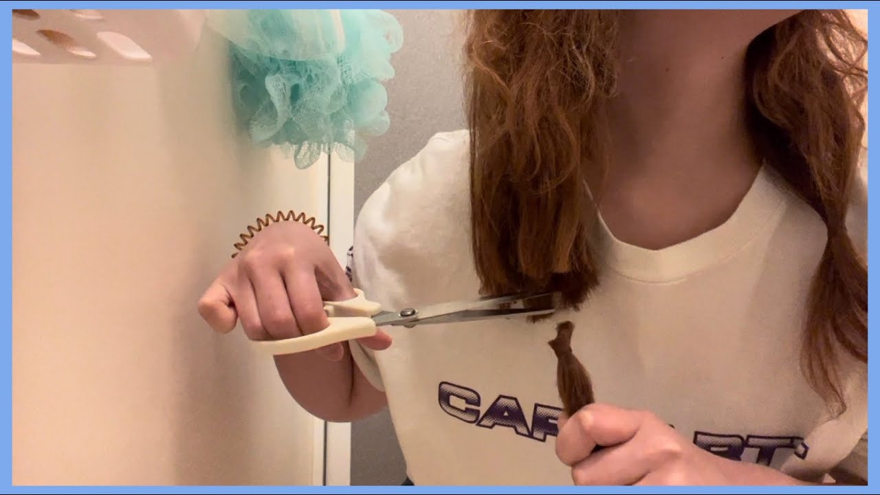 自分で髪切った