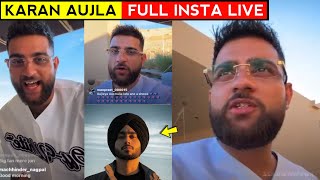 Karan Aujla Full Instagram Live | Winning Speech| Karan Aujla live Talking About Shubh
