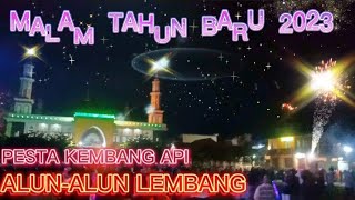 SAMBUT TAHUN BARU 2023,ALUN-ALUN LEMBANG || Pesta kembang api mercon sekitaran lembang.