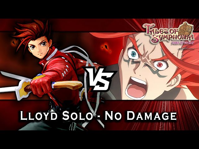 Tales of Symphonia - Lloyd VS Abyssion (No Damage | Mania) class=