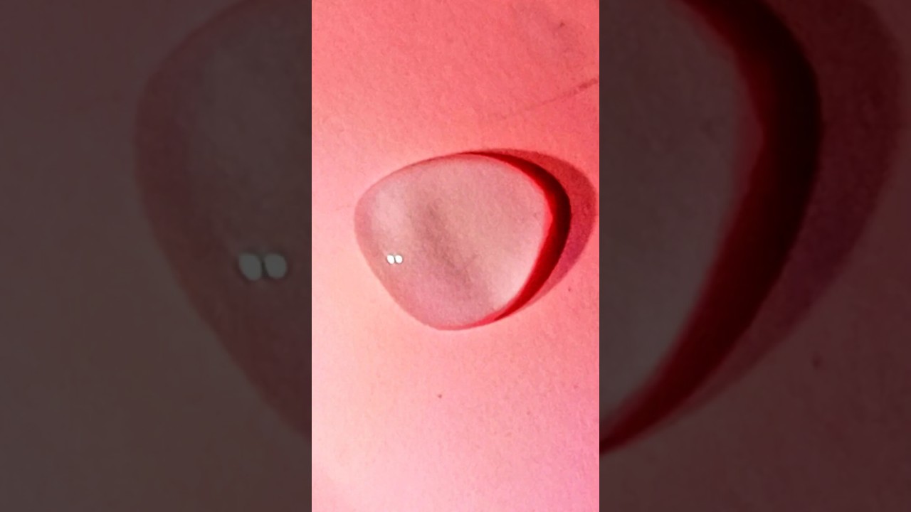 Allah Calligraphy Through a Water Drop 💧 | Creative Arabic Art #Shorts