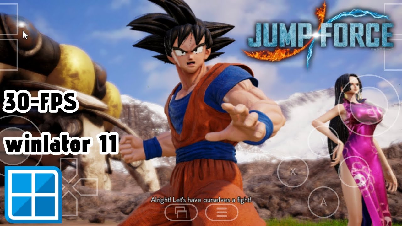 Jump force 🔷 winlator 11 Poco f6 pro Snapdragon 8 gen 2+setting