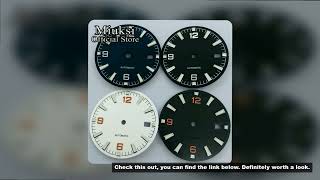 Miuksi 31mm sterile watch dial luminous fit NH35 ETA2824 2836 Miyota8205 8215 821A Mingzhu DG2813 38