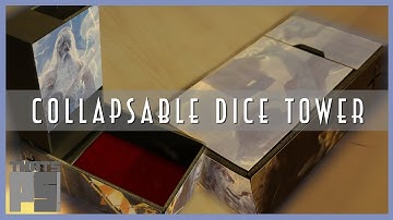DIY Collapsable Dice Tower