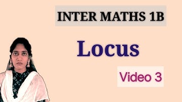 Locus Inter 1st year || Inter 1st Year Maths1B Locus || Maths 1b Locus Introduction || Locus class11