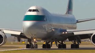 5 BIG PLANES take off very close up  Melbourne Airport Plane Spotting