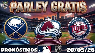 🤑💥HUBO PARLEY GANADOR 3-3|🔥⚾️🏒PRONÓSTICOS MLB Y NHL PARA HOY 20 DE MAYO 🤑LA MEJOR FIJA DEL DIA