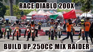 RACE SUPERMOTO DIABLO 200X HEREX DI KELAS 250CC MIX RAIDER