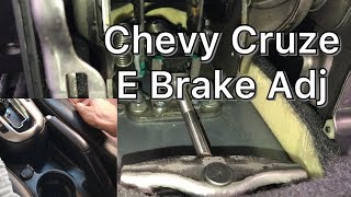 Chevy Cruze E / Parking Brake Adjustment screenshot 5