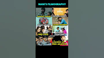 NANI S FILMOGRAPHY Trending Nani Movieupdates Release Movie Tfibanisa Dailyshorts Viralshorts Fam 
