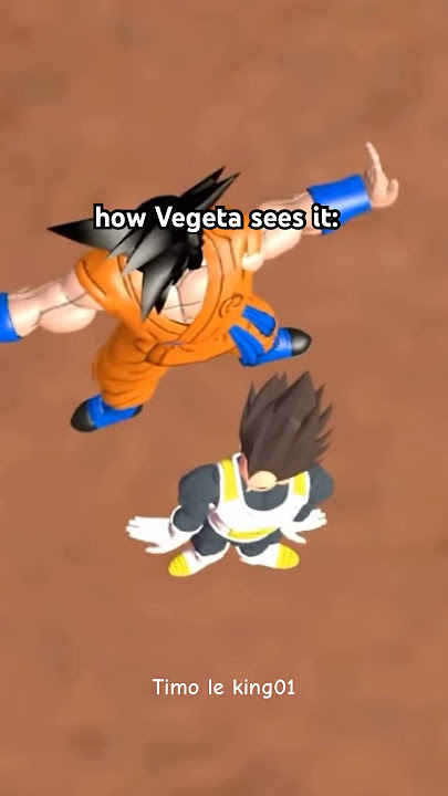 Gogeta fusion method for Vegeta💀 #dragonball #goku #anime