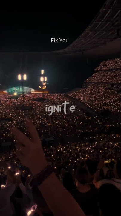 Story Wa Coldplay | Fix You | Live Concert in Paris