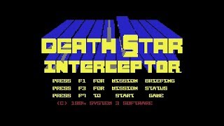 Commodore 64 Longplay [033] Death Star Interceptor (EU)
