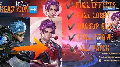 GUSION STARLIGHT SKIN INTO SPECIAL SKIN SCRIPT WITH BACKUP FILE ALL PATCH