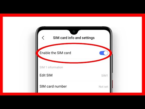Videó: A SIM-kártya Letiltása