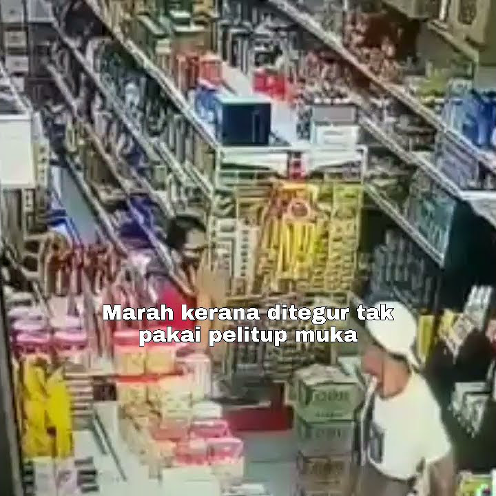 Pak lebai marah kerana di tegur tak pakai pelitup muka