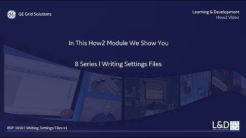 8SP-1010 l Writing Settings Files v1