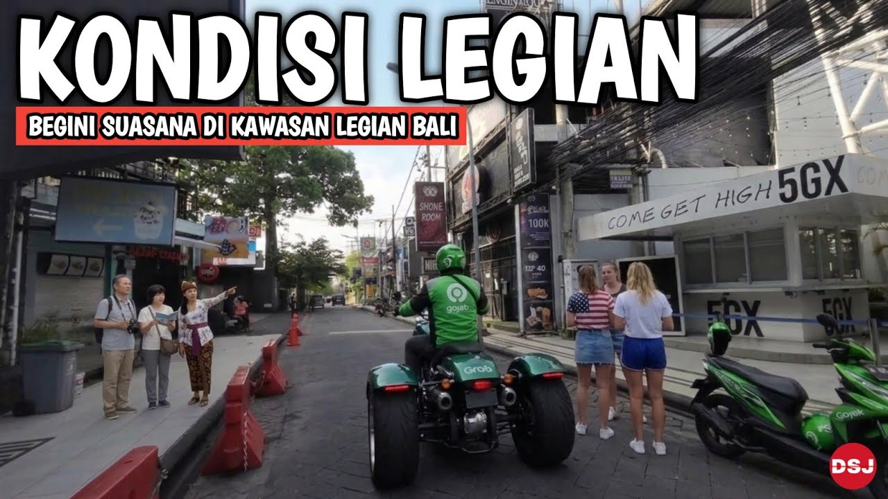 Kondisi kawasan wisata di Legian Bali terbaru - Bali