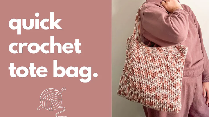 Crochet a Stylish Tote Bag with Just One Skein!