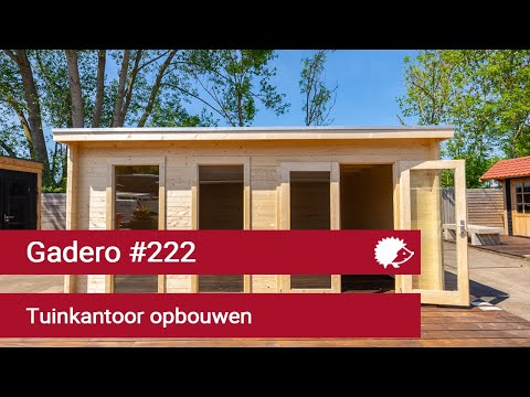 Video: Werk vanuit huis in tuinruimte: hoe maak je een tuinkantoor