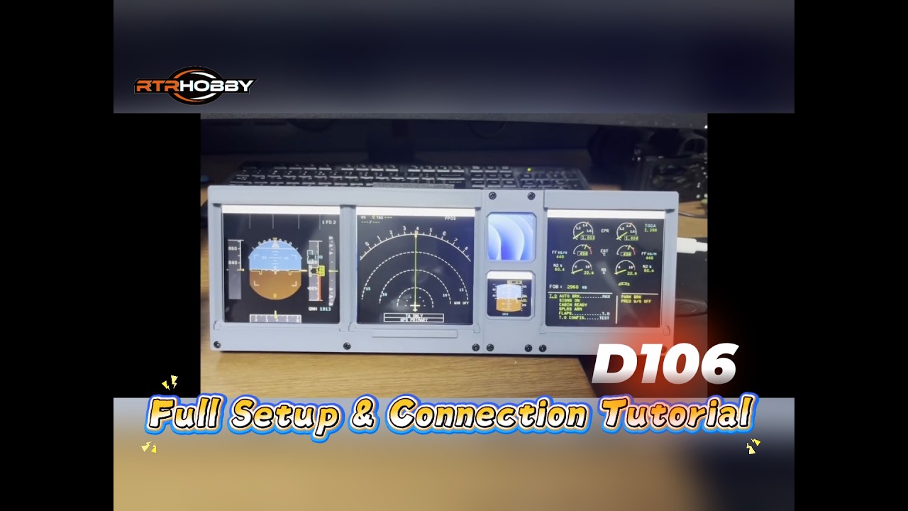 Add106 Monitor 🎥 D106 4-in-1 Display | Full Setup & Connection Tutoria - YouTube