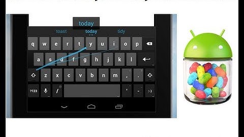 Android 4.2 Jellybean Stock Keyboard Overview