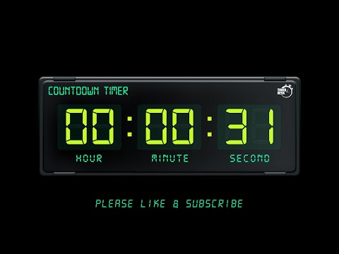 31 SECONDS TIMER - 1080p - COUNTDOWN TIMER