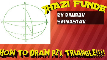 How to draw PZX triangle in easy language