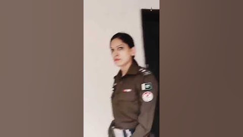 SSP Anoosh Masood Police Officer Protocol #goodmorningeverybody #css #duet #love #trendingshorts #yt