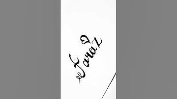 #faraz#urducalligraphy #signature #nameart #uroojcreation