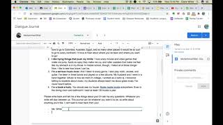 0.3 Dialogue Journal