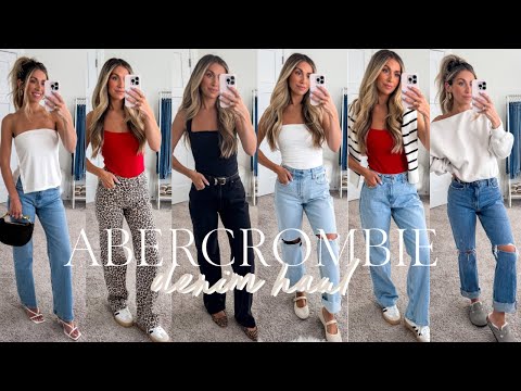 Abercrombie Try-On Haul | The Key to the Perfect Abercrombie Jeans Fit
