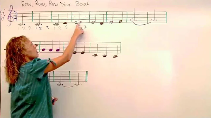 Unlocking the Magic of Musical Notation: Dive into "Row, Row, Row Your Boat"