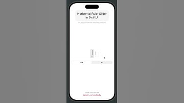 Custom Horizontal Ruler Slider in SwiftUI