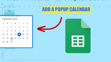 How to add a calendar in Google Sheets | Beginner Tutorial