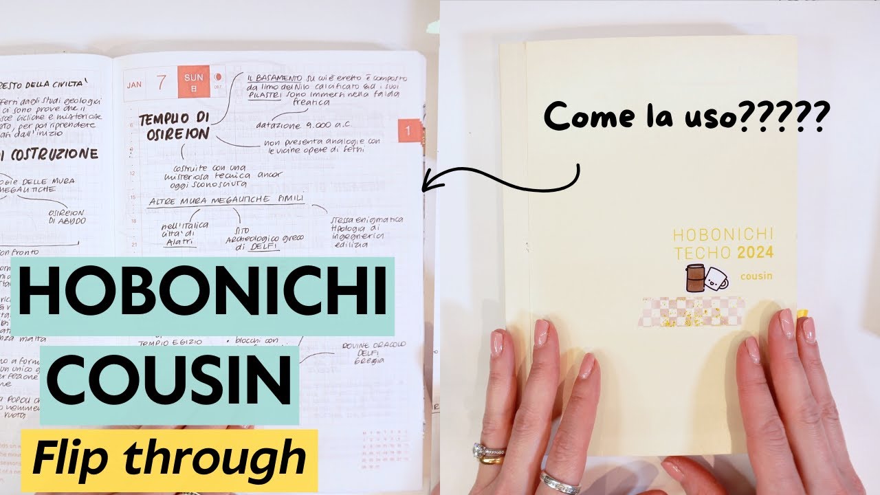 HOBONICHI 2024 FLIP THROUGH -  Come sto usando la mia agenda giornaliera | Creativemme
