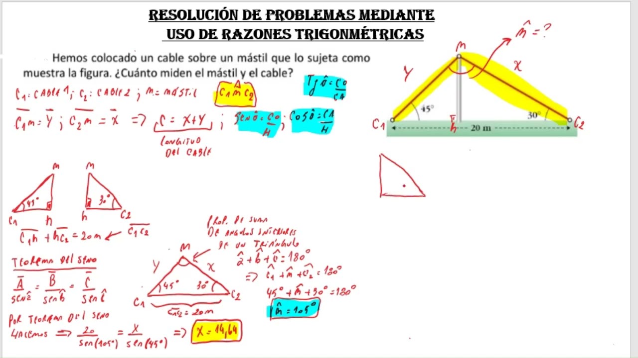 RAZONES TRIGONOMÉTRICAS PROBLEMA 2