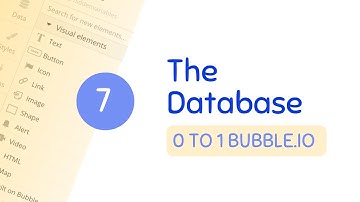 Setting up the Database and Option Sets - Ch. 7 | 0 to 1 Bubble.io
