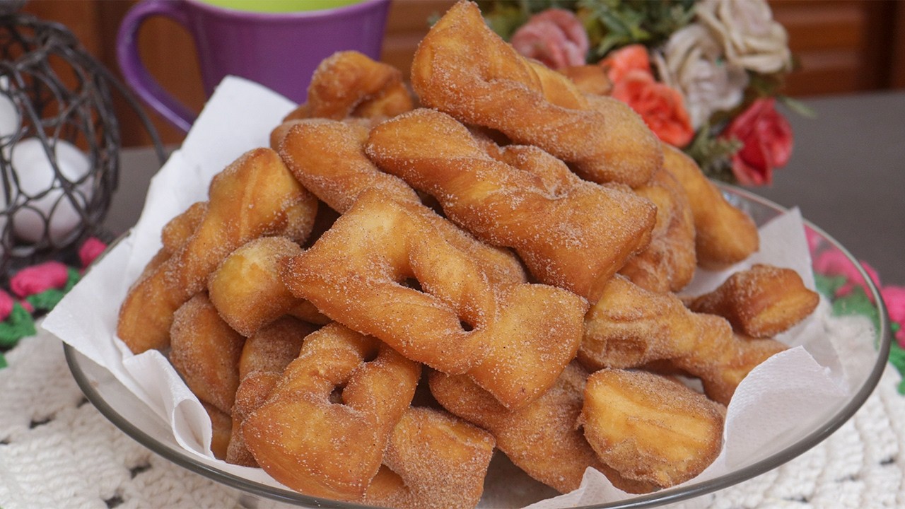 O FAMOSO GROSTOLI DE NATA | Receita Típica do Sul do País - Bareu tá pronto