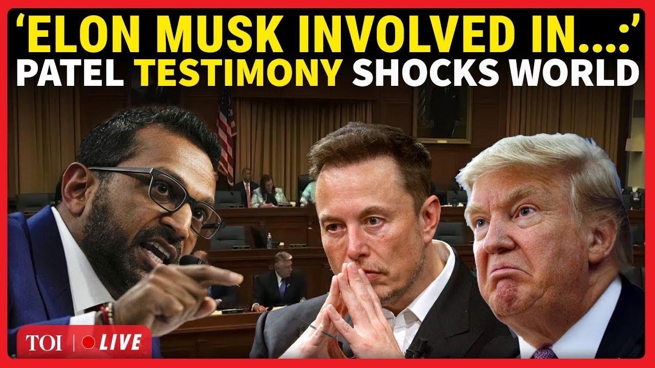 LIVE | Elon Musk Involved In Epstein Killing? Kash Patel Drops BIG ...