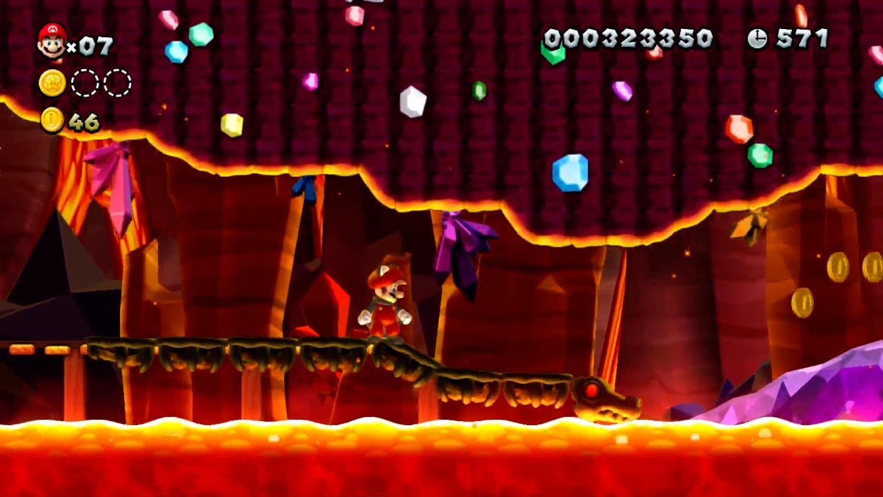 Crystal Collapse - Maplewood Migration - NSMBU Custom Level