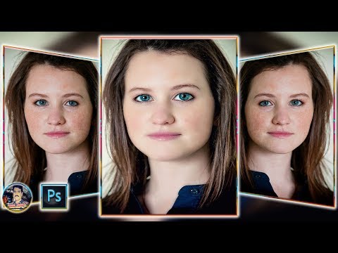High-end skin retouching & photo editing in photoshop cc