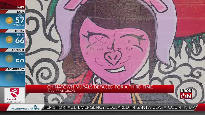 Chinatown murals defaced for third time in SF