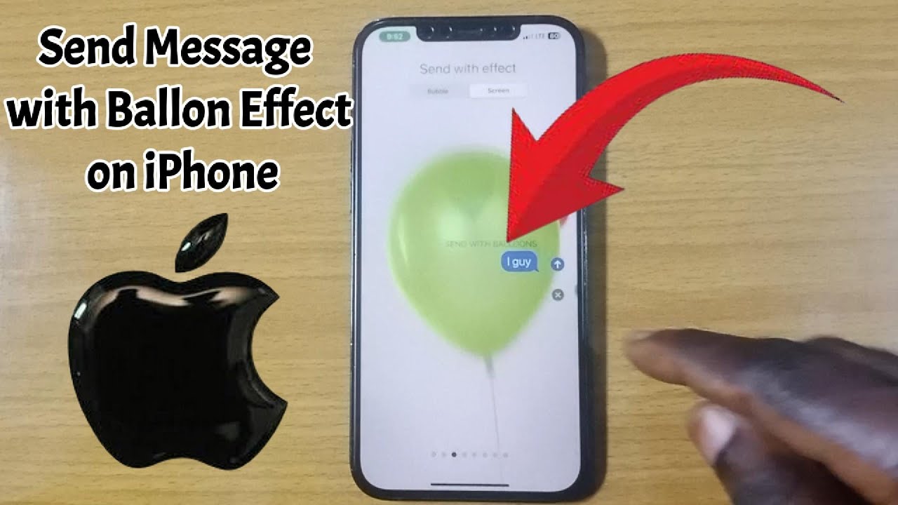 How to Send Message with Balloon Effect on iPhone 