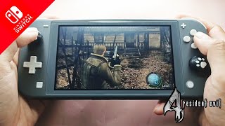 RESIDENT EVIL 4 || NINTENDO SWITCH LITE GAMEPLAY screenshot 5