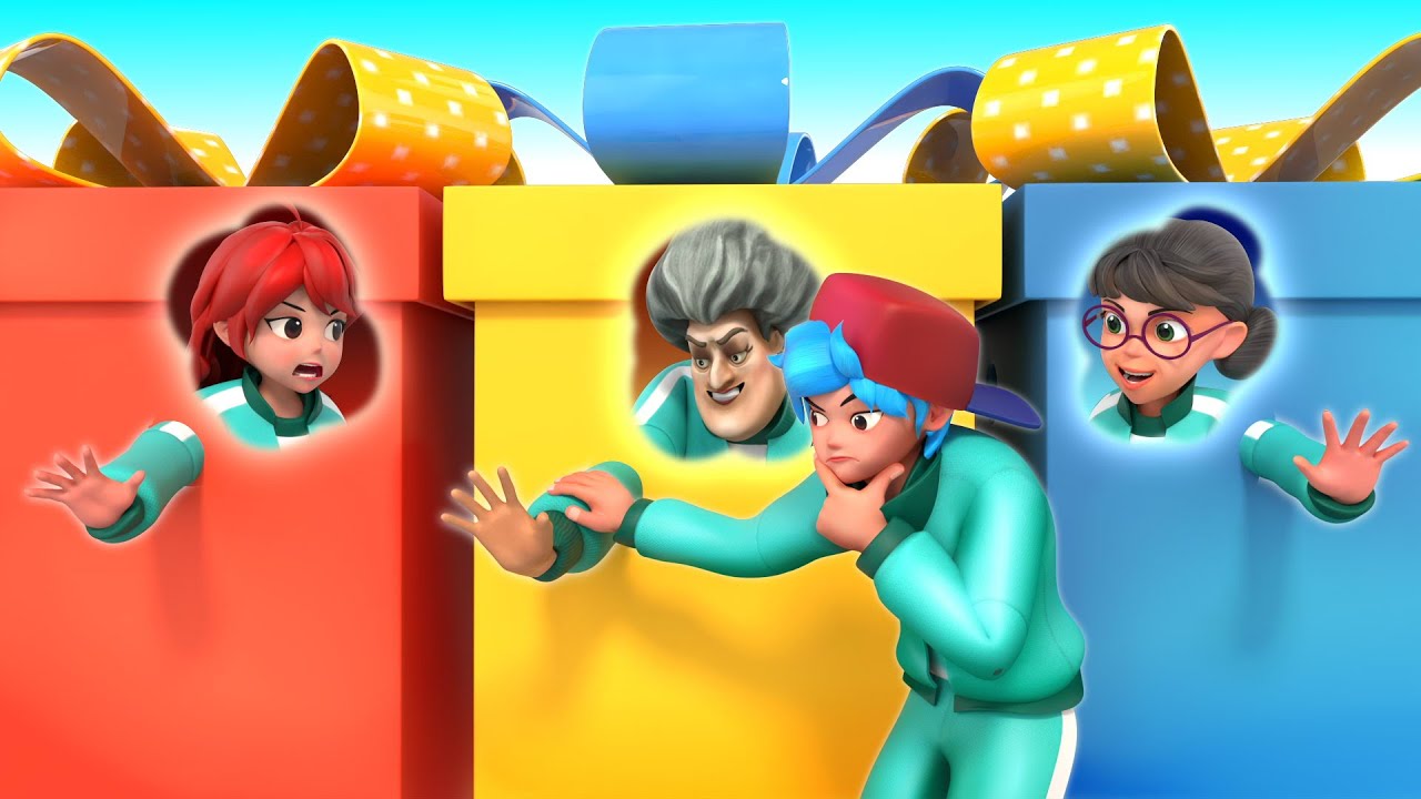 Scary Teacher 3D vs Squid Game | Rescue Mission Challenge – Can They Save the Captured Girls?