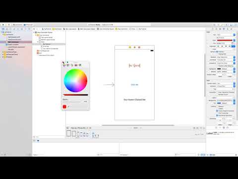 Xcode-IOS Swift Tutorial Label and Button By Amit Gidwani