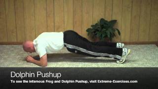 Dolphin Pushup Exercise-UNKNOWN and CRAZY core exercise